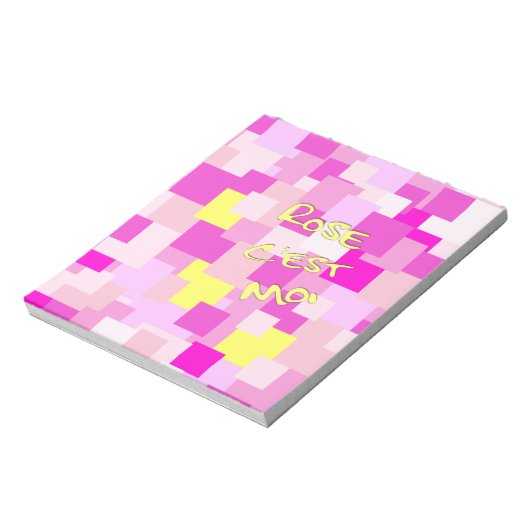Roze is mij notitieblok (Linkerzijde)