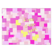 Roze is mij tafelkleed (Voorkant (Horizontaal))