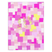 Roze is mij tafelkleed (Voorkant)