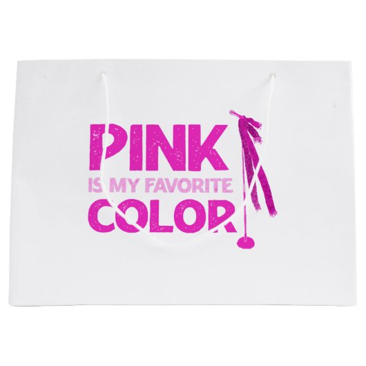 Roze Is Mijn Favoriete Kleur Groot Cadeauzakje (Voorkant)
