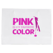Roze Is Mijn Favoriete Kleur Groot Cadeauzakje (Achterkant)