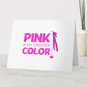 Roze Is Mijn Favoriete Kleur Kaart