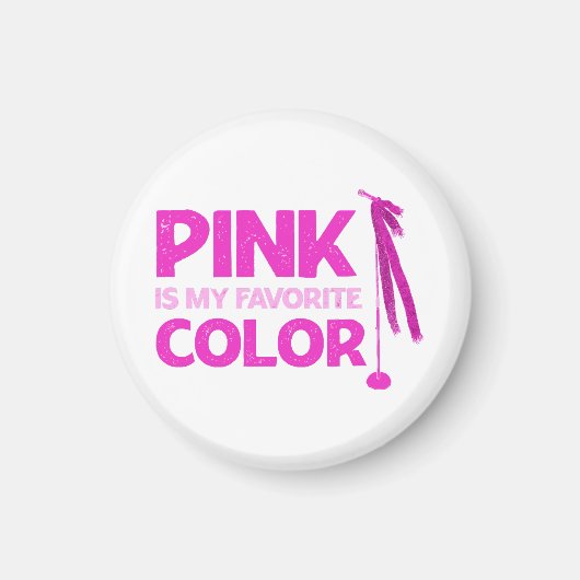 Roze is mijn favoriete kleur magneet (Voorkant)