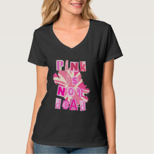Roze is niet dood met de roze Britse vlag T-shirt