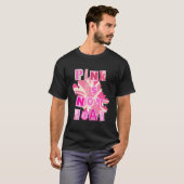 Roze is niet dood met de roze Britse vlag T-shirt (Voorkant volledig)