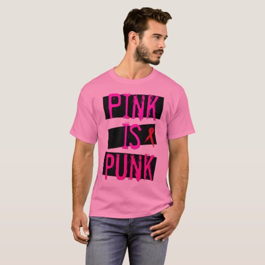 Roze is Punk T-shirt (Voorkant volledig)