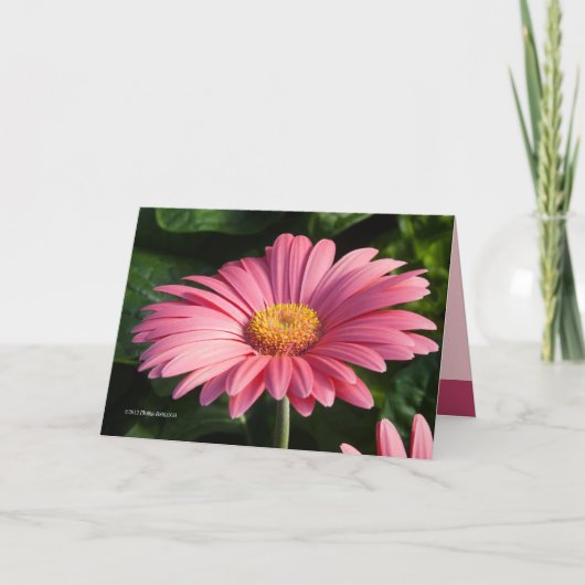 Roze is voor de liefde kaart (Voorkant)