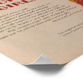  roze is voor meisjes en poster (Hoek)