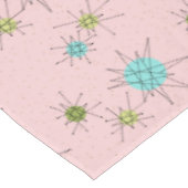 Roze isomisch atoomstootwerk tafelkleed (Gekanteld)