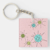 Roze isomische stookolie Acrylische Sleutelhanger (Voorkant)