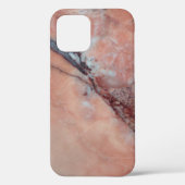 Roze Italiaanse marmer met Flaw Case-Mate iPhone Case (Achterkant)