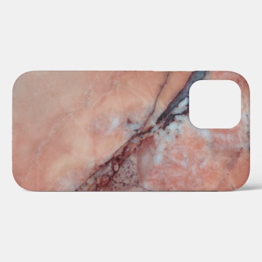 Roze Italiaanse marmer met Flaw Case-Mate iPhone Case (Achterkant (horizontaal))