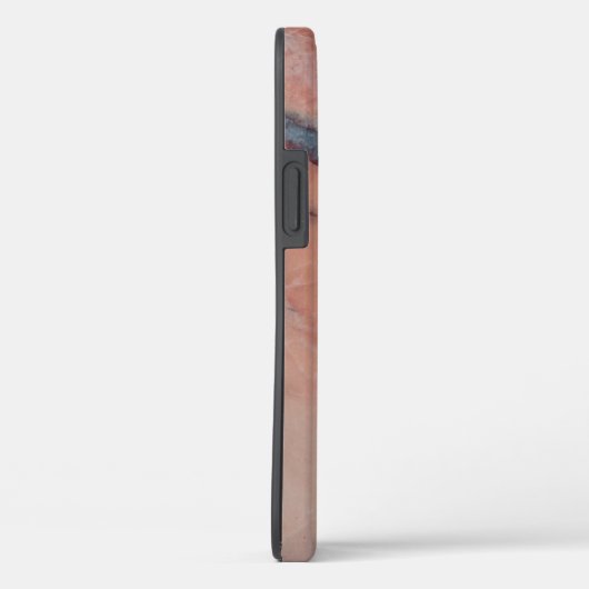 Roze Italiaanse marmer met Flaw Case-Mate iPhone Case (Achterkant / Rechts)