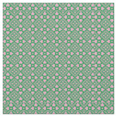 Roze Ivy Pattern Stof (Close Up)