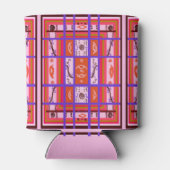 roze jachtroze blikjeskoeler (Achterkant)