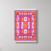 roze jachtroze canvas afdruk (Voorkant)