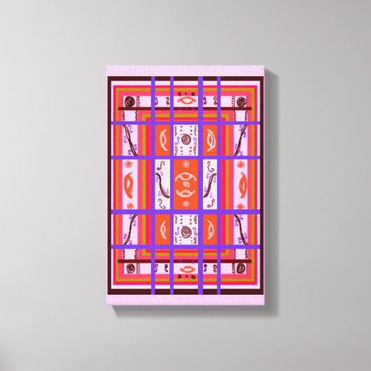 roze jachtroze canvas afdruk (Voorkant)