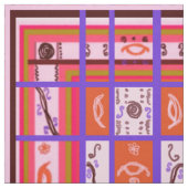 roze jachtroze stof (Swatch)