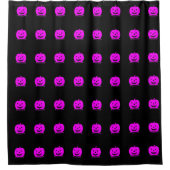 Roze Jack o'lantern Halloween Thunder_Cove Douchegordijn (Voorkant)