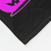 Roze Jack o'lantern Halloween Thunder_Cove Fleece Deken (Hoek)