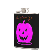 Roze Jack o'lantern Halloween Thunder_Cove Heupfles (Links)