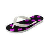 Roze Jack o'lantern Halloween Thunder_Cove Kinder Teenslippers (Schuin)