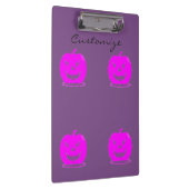 Roze Jack o'lantern Halloween Thunder_Cove Klembord (Rechts)