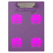 Roze Jack o'lantern Halloween Thunder_Cove Klembord (Voorkant)