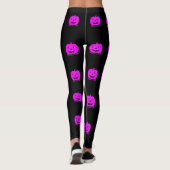 Roze Jack o'lantern Halloween Thunder_Cove Leggings (Achterkant)