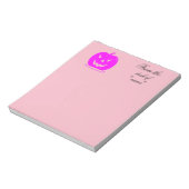 Roze Jack o'lantern Halloween Thunder_Cove Notitieblok (Linkerzijde)