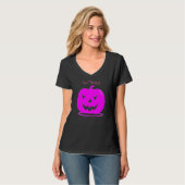 Roze Jack o'lantern Halloween Thunder_Cove T-shirt (Voorkant volledig)