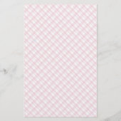 Roze Jackrabbit Mongram Letter J Lined Briefpapier (Achterkant)
