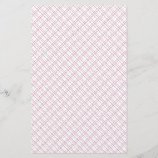 Roze Jackrabbit Mongram Letter J Lined Briefpapier (Achterkant)