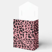 Roze Jaguar Pattern Sweet 16 Party Favor Box Bedankdoosjes (Geopend)
