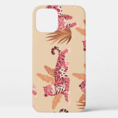 Roze Jaguar: Schattige naadloos Case-Mate iPhone Case (Achterkant)