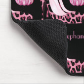 Roze Jaguar Stilettos & Purfume flessen op maat Muismat (Hoek)