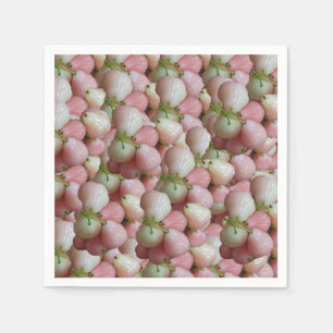 Roze Jamun Fruit Patroon Verjaardag Servet