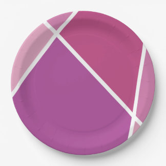 Roze JanaiCreates Kleurcollectie Papieren Borden Bordje