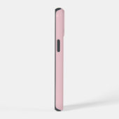 Roze JANUARY Geboortemaand Bloem Aangepaste Naam iPhone 15 Case (Rechterkant)