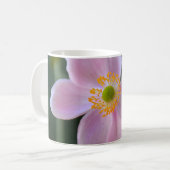 Roze japanese anemonbloem koffiemok (Voorkant links)