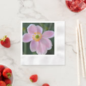 Roze japanese anemonbloem servet (Insitu)