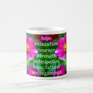 Roze Japans Thimbleweed Koffiemok