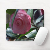Roze Japanse Camellia Muismat (Met muis)