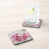 Roze Japanse Cherry Blossom Bier Onderzetter (Rechterzijde)