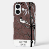 Roze Japanse Waterverf Cherry Blossom Bird Case-Mate iPhone Case (Achterkant)