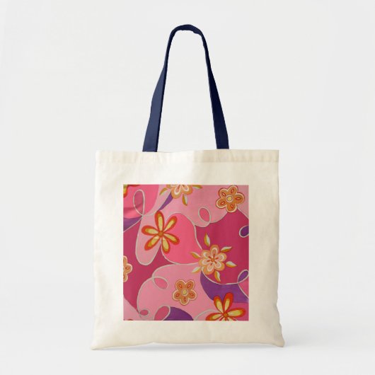 Roze Jazzy Design Bag voor haar Tote Bag (Voorkant)