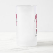 Roze jester Frosted Beer Mok (Center)