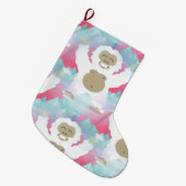 roze jeti xmas kerstmis grote kerstsok (Voorkant (Hangend))