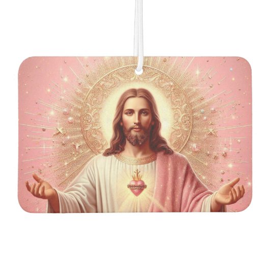 Roze Jezus luchtverfrisser! Luchtverfrisser (Voorkant)