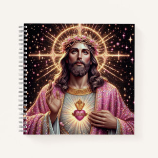 Roze Jezus notitieboek! Notitieboek